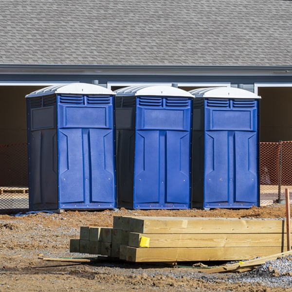 how do you ensure the porta potties are secure and safe from vandalism during an event in Bartelso